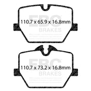 EBC DP32415C product-specific pad shape illustration