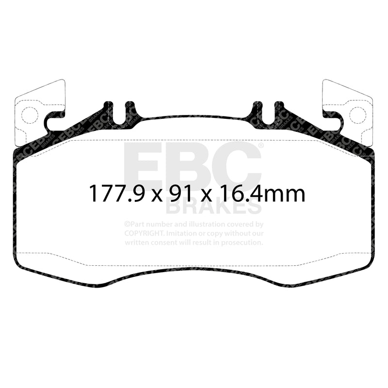 EBC DP52424NDX product-specific pad shape illustration