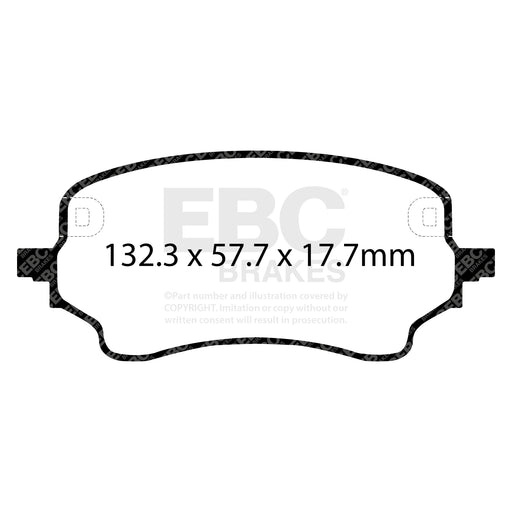EBC DP22441 product-specific pad shape illustration