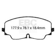 EBC DP82448RPX product-specific pad shape illustration