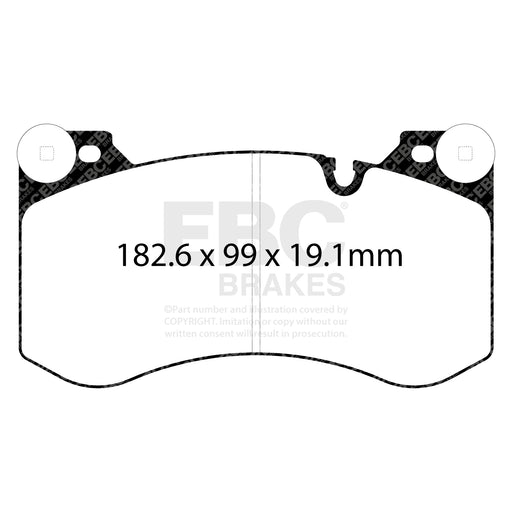 EBC DP82454RP1 product-specific pad shape illustration