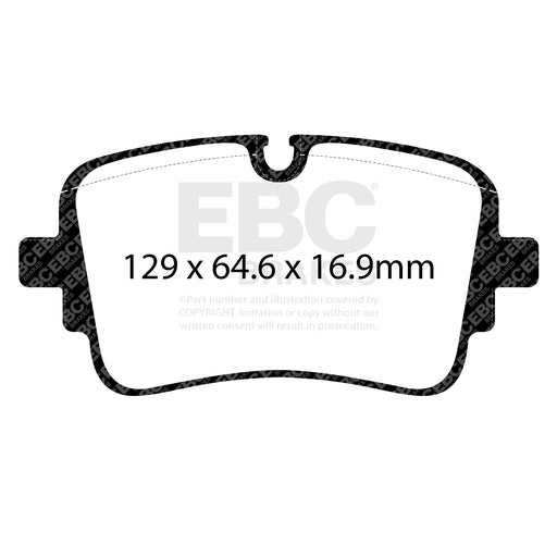 EBC DP52456NDX product-specific pad shape illustration