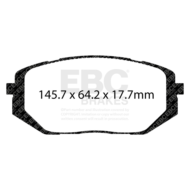 EBC DPX2469 product-specific pad shape illustration
