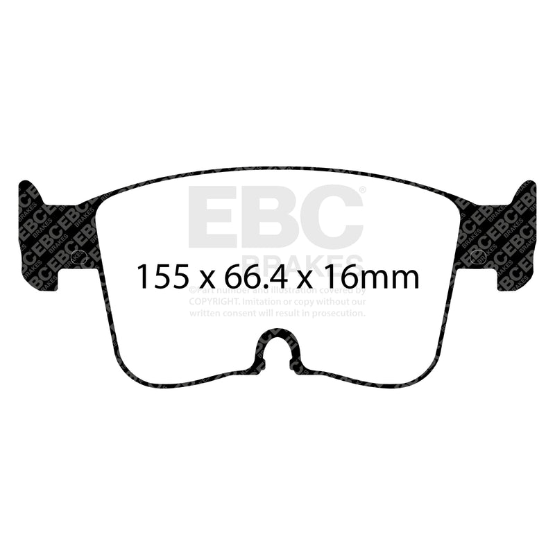 EBC DPX2479 product-specific pad shape illustration