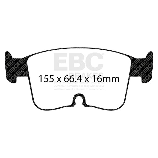 EBC DPX2479 product-specific pad shape illustration