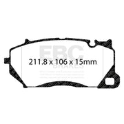 EBC DP42492R product-specific pad shape illustration