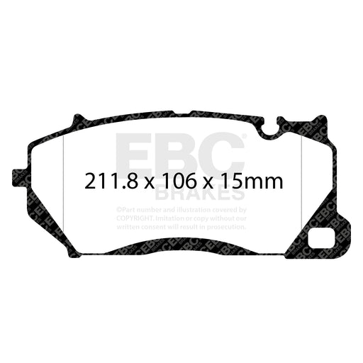 EBC DP52492NDX product-specific pad shape illustration