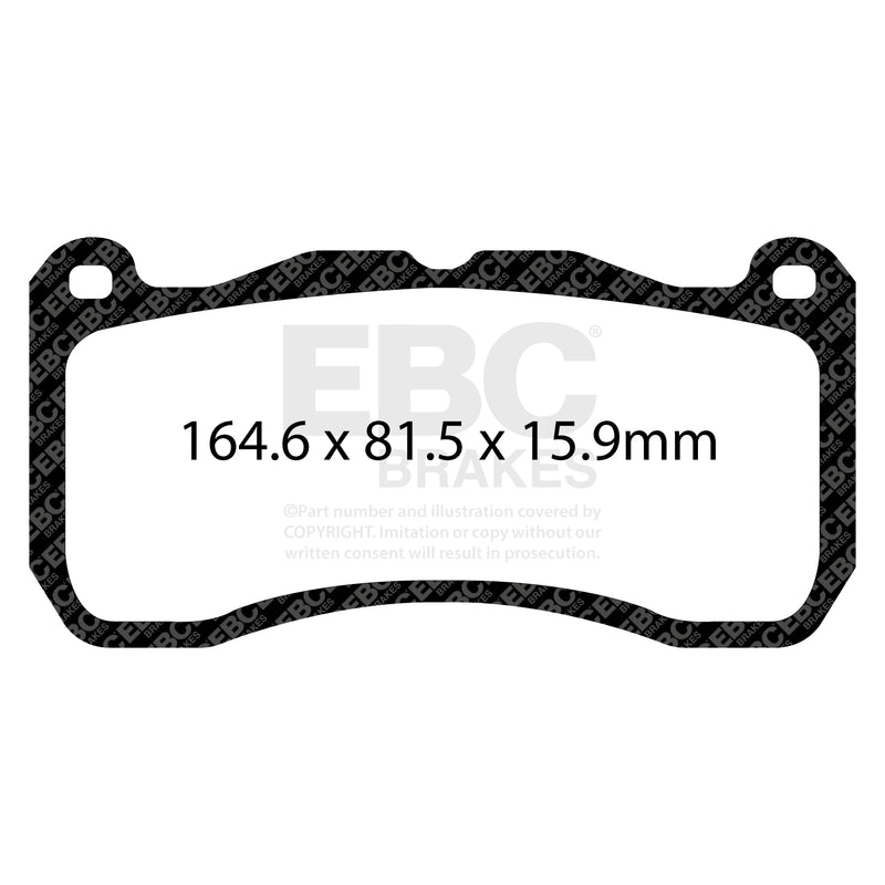EBC DP43013R product-specific pad shape illustration