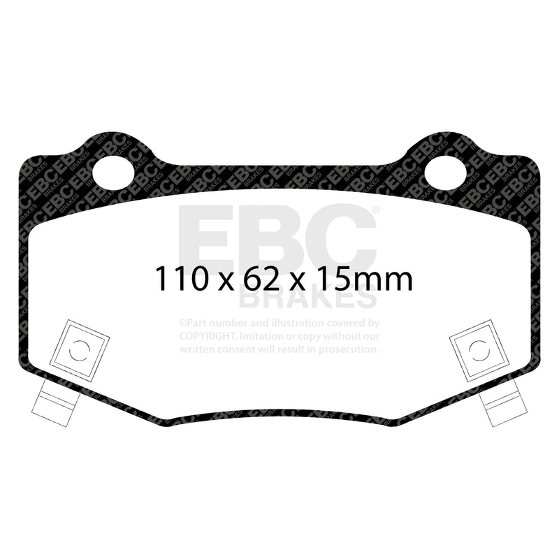 EBC DP53023NDX product-specific pad shape illustration