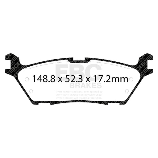 EBC DP63037 product-specific pad shape illustration