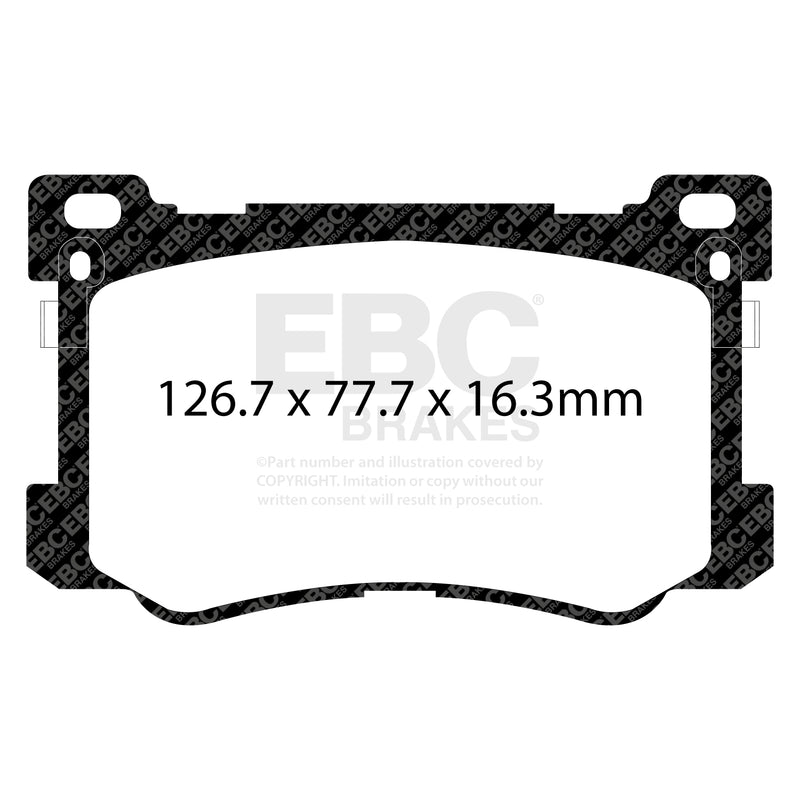 EBC DP43048R product-specific pad shape illustration