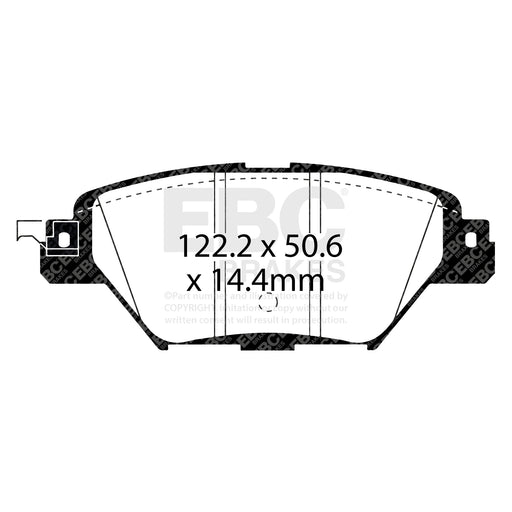 EBC DP43083R product-specific pad shape illustration