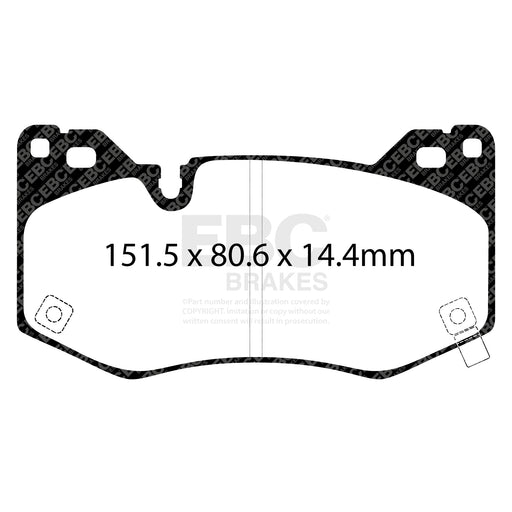 EBC DP53112NDX product-specific pad shape illustration