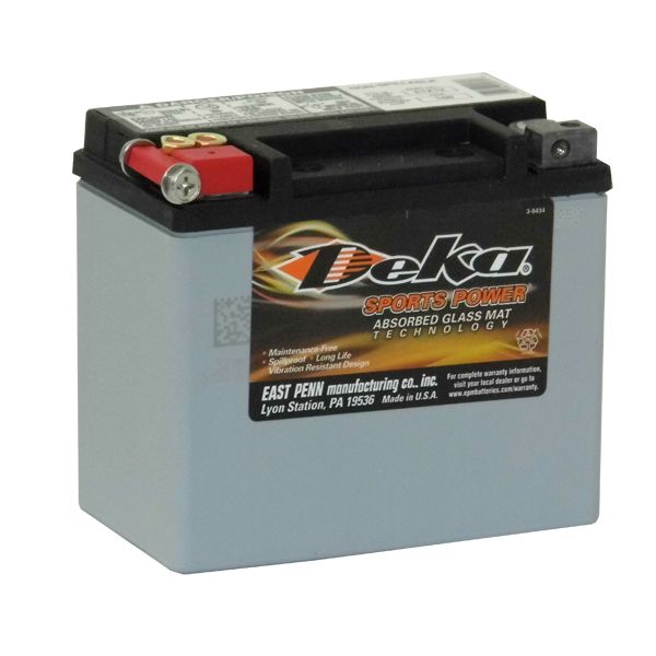 DEKA ETX12 Powersports AGM Battery 12V 180CCA 10Ah