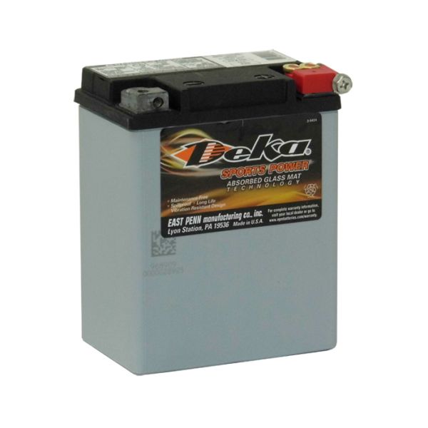 DEKA ETX15L Powersports AGM Battery 12V 220CCA 14Ah