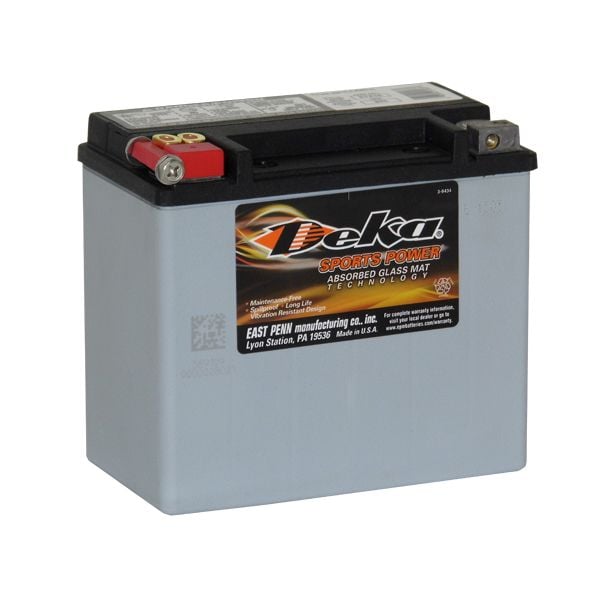 DEKA ETX16 Powersports AGM Battery 12V 325CCA 19Ah