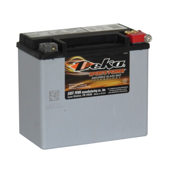 DEKA ETX16L Powersports AGM Battery 12V 325CCA 19Ah