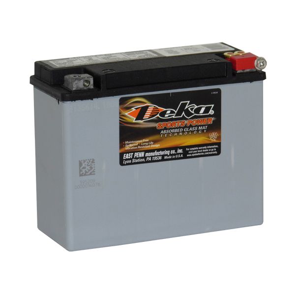 DEKA ETX18L Powersports AGM Battery 12V 340CCA 20Ah