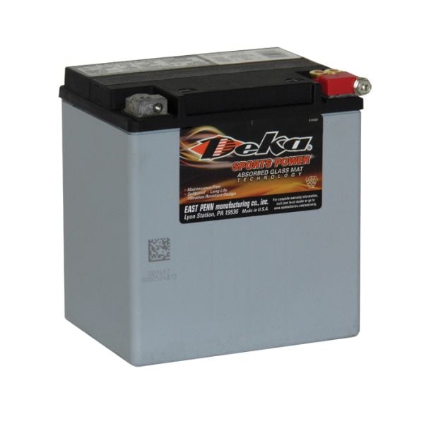 DEKA ETX30LA Powersports AGM Battery 12V 400CCA 30Ah