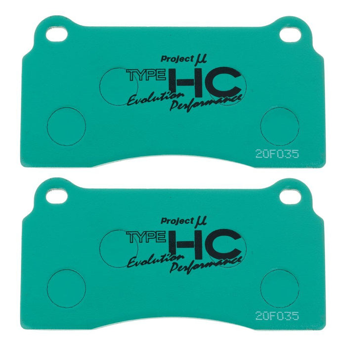 Project Mu F1040-18-HC-EP Sports Performance Brake Pad Set
