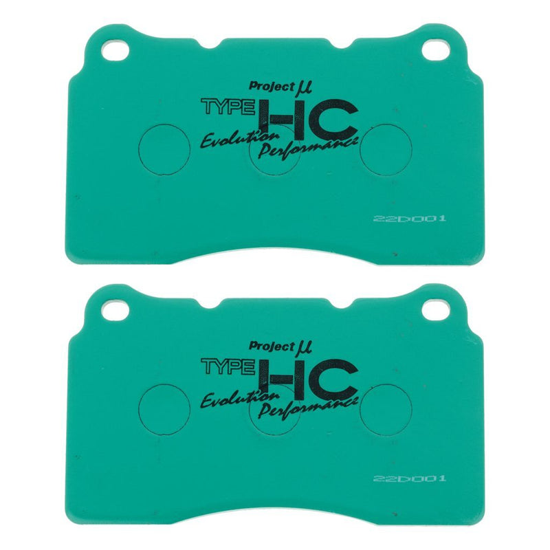 Project Mu F906-HC-EP Sports Performance Brake Pad Set