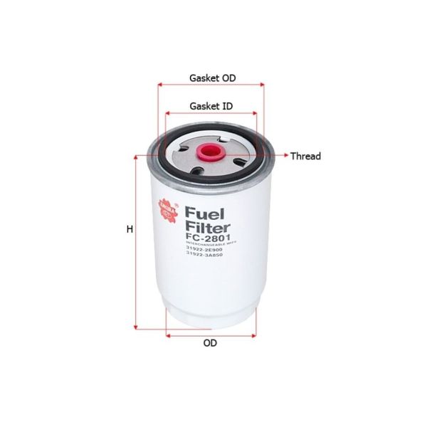 Sakura FC-2801 Fuel filter