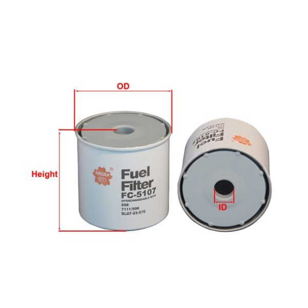 Sakura FC-5107 Fuel filter