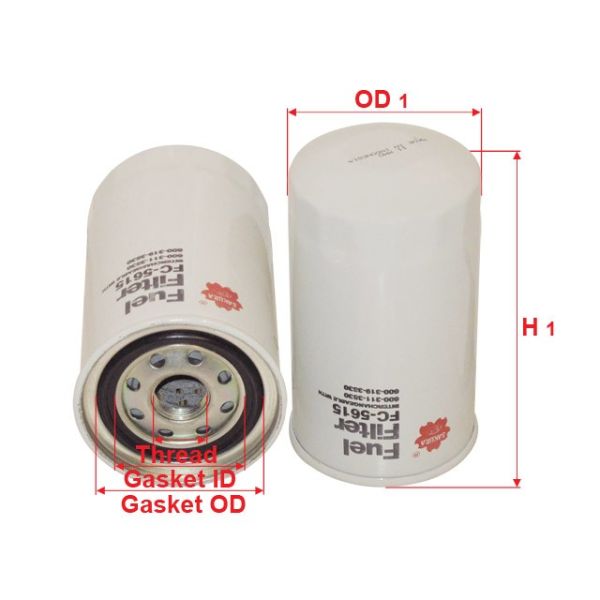 Sakura FC-5615 Fuel filter