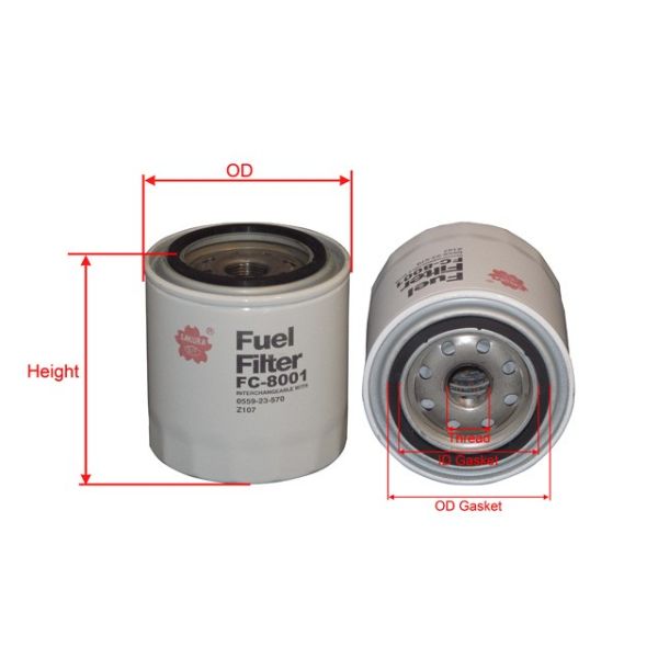 Sakura FC-8001 Fuel filter