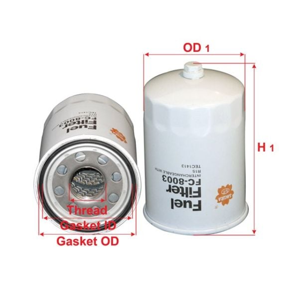 Sakura FC-8003 Fuel filter — TJ Auto Parts