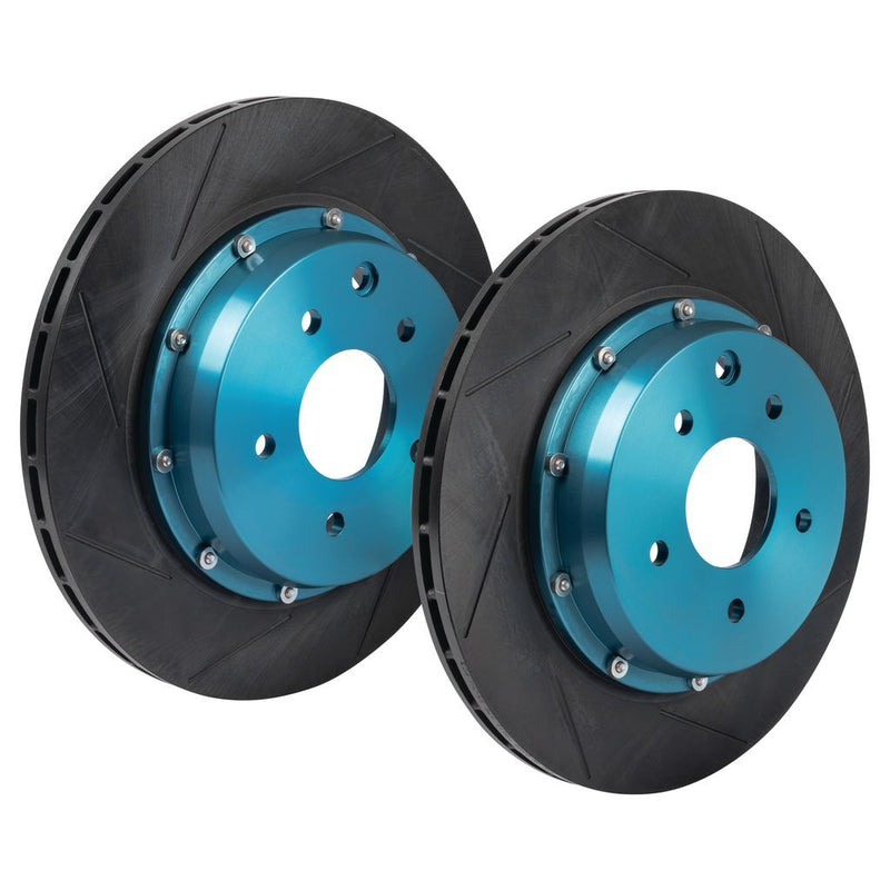 Project Mu GPRN012 SCR-PRO 2 Piece Brake Disc Rotor Pair  - R34 Skyline GT-R Nur Spec II (Rear)