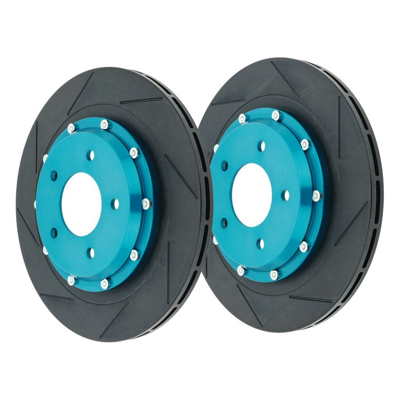 Project Mu GPRZ028 SCR-PRO 2 Piece Brake Disc Rotor Pair - Mazda RX-7 FD 314mm (Rear)