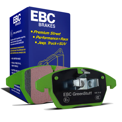 EBC DP21117 illustrative generic brake pad image; product appearance may vary