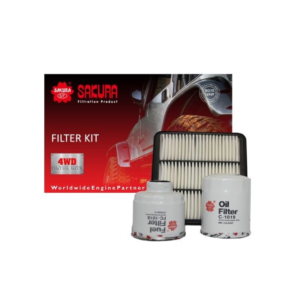 Sakura K-10120 Filter Service Kit fits Mitsubishi Challenger PB/PC 4D56