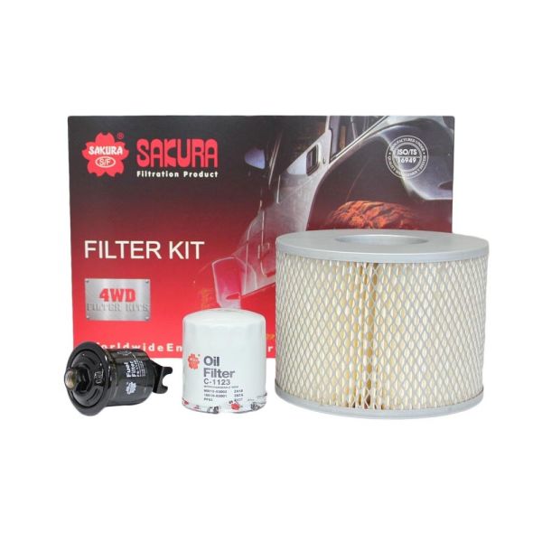 Sakura K-11180 Filter Service Kit fits Toyota Hilux VZN167/VZN172