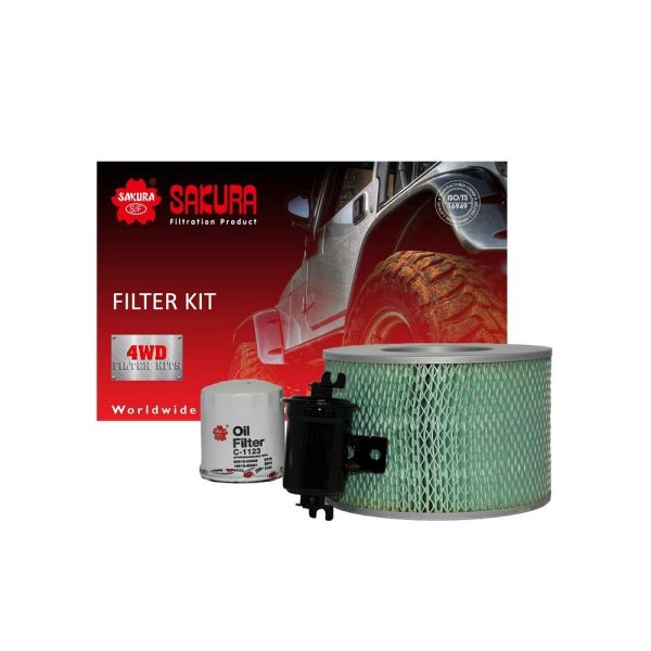 Sakura K-11190 Filter Service Kit fits Toyota Landcrusier FZJ75/FZJ80