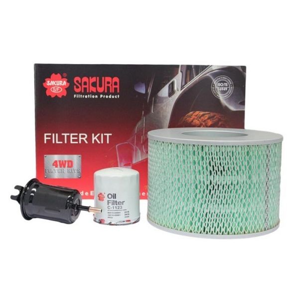 Sakura K-11200 Filter Service Kit fits Toyota Landcruiser FZJ78/FZJ79