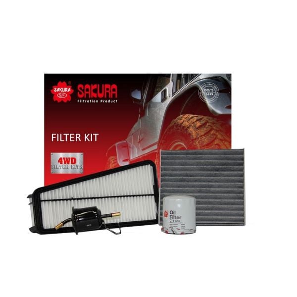 Sakura K-11210 Filter Service Kit fits Toyota Hilux GGN15/GGN25