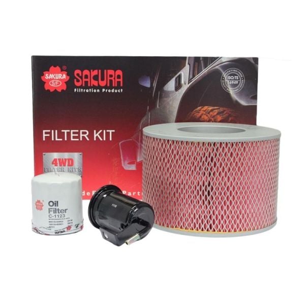 Sakura K-11220 Filter Service Kit fits Toyota Landcruiser FZJ105