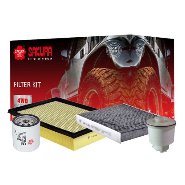 Sakura K-11440 Filter Service Kit fits Toyota Hilux GUN122/GUN125/GUN126