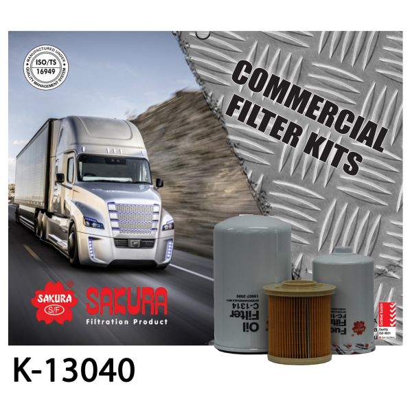 Sakura K-13040 Filter Service Kit to suit Hino Dutro S05CTB