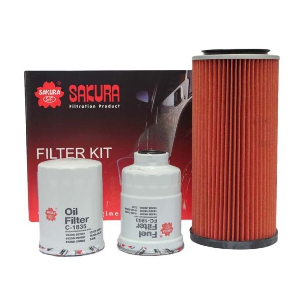 Sakura K-18220 Filter Service Kit fits Nissan Patrol Y60 RD28