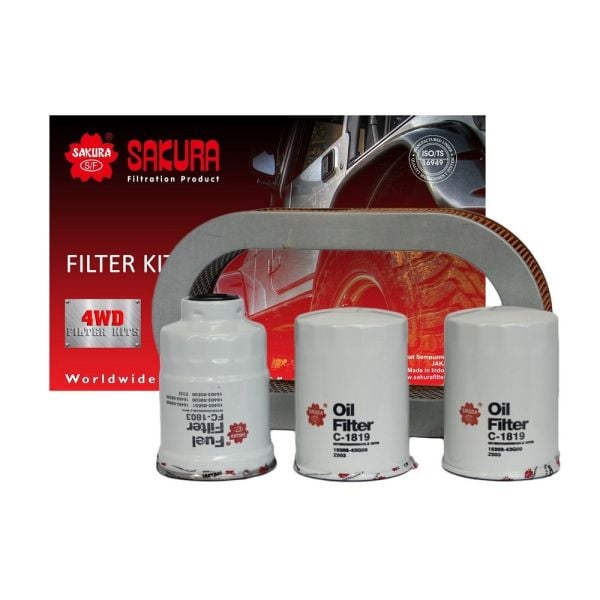 Sakura K-18290 Filter Service Kit fits Nissan Patrol Y61 TD42