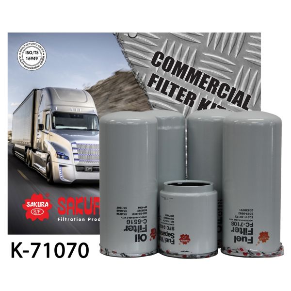 Sakura K-71070 Filter Service Kit fits Nissan UD GH11