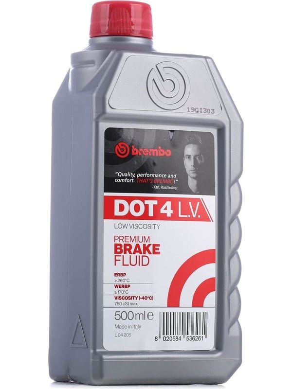 Brembo L54205 DOT 4 LV Brake Fluid 500ml