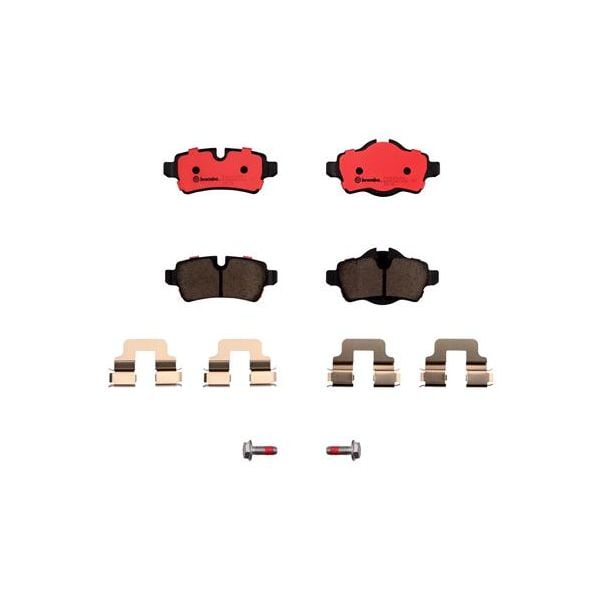 Brembo P06052N NAO Series Premium Ceramic Brake Pad Set Rear