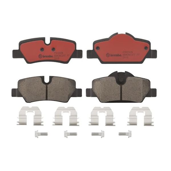 Brembo P06090N NAO Series Premium Ceramic Brake Pad Set Rear