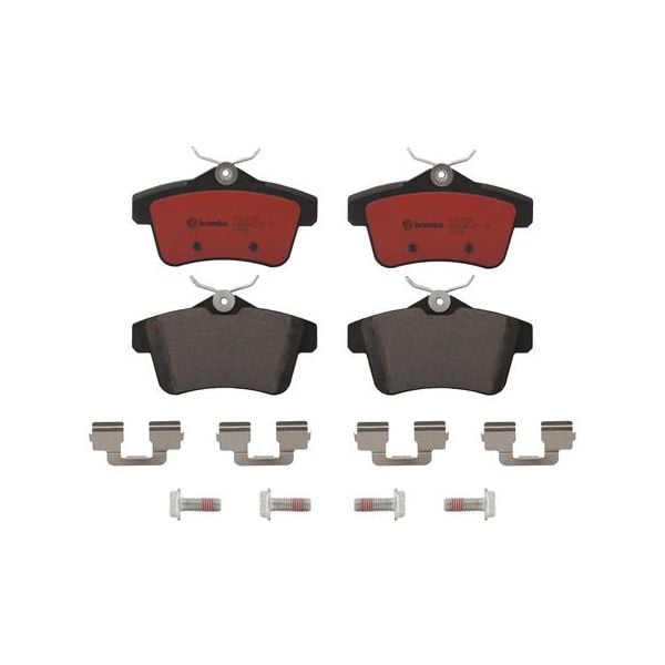 Brembo P06102N NAO Series Premium Ceramic Brake Pad Set Rear
