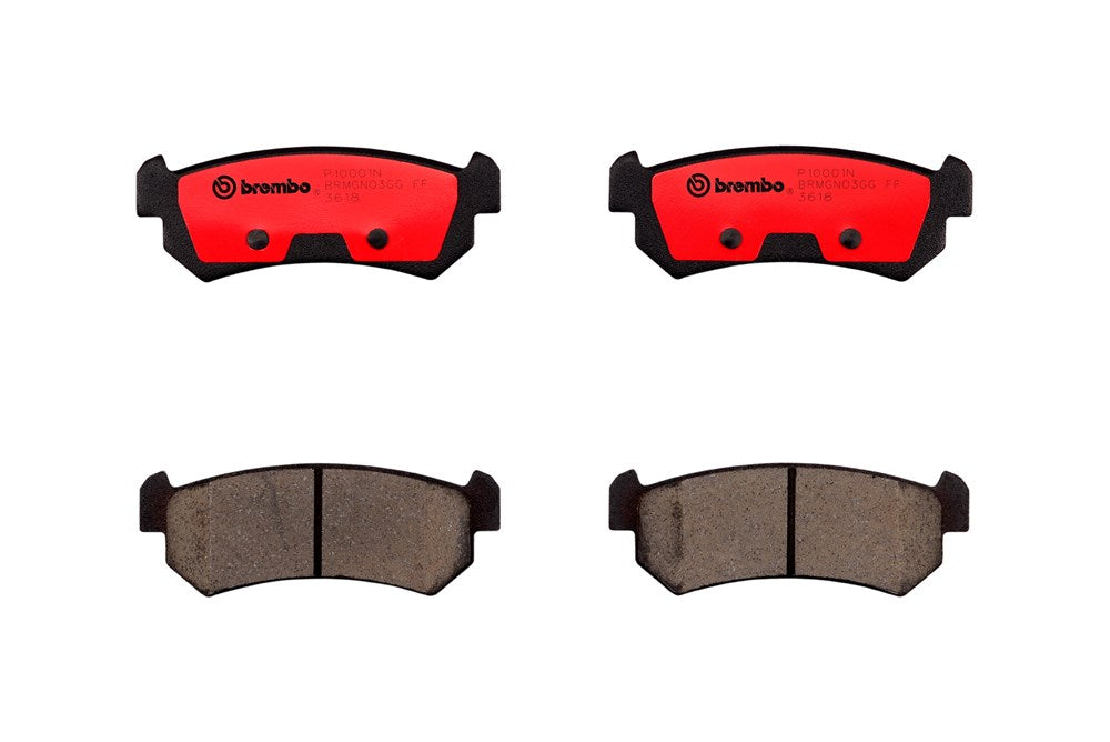 Brembo P10001N Ceramic NAO Series Brake Pads