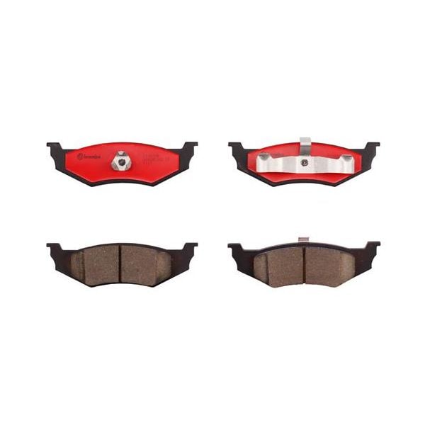 Brembo P11010N NAO Series Premium Ceramic Brake Pad Set Rear